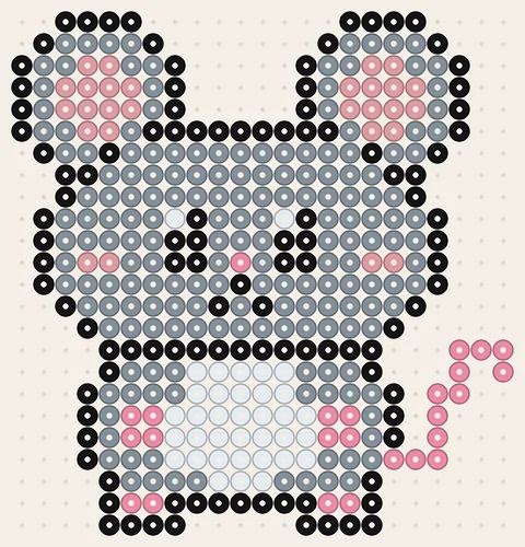 Muisje – strijkkralen spin